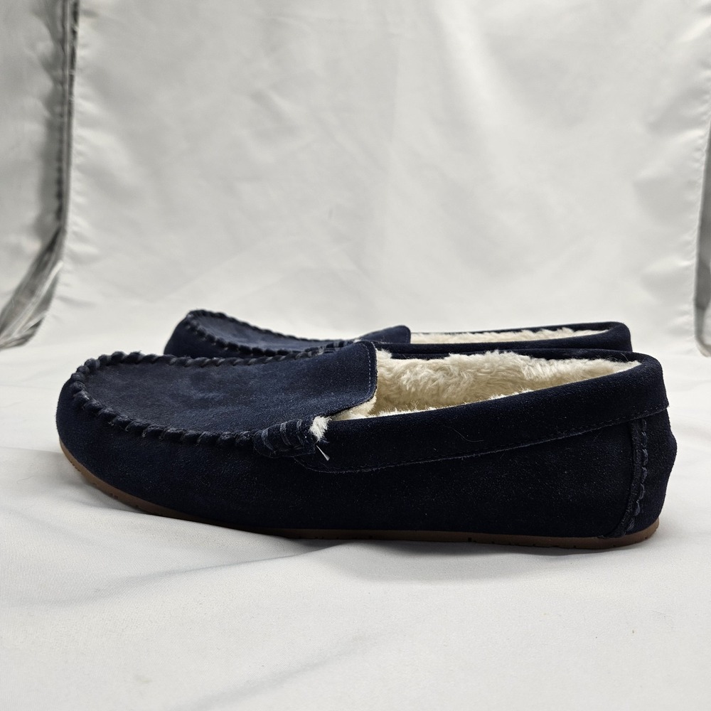 Womens size 11B Lands End Suede Slippers/Moccasins